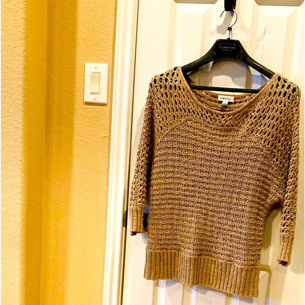 Calvin Klein Nude Sweater Medium